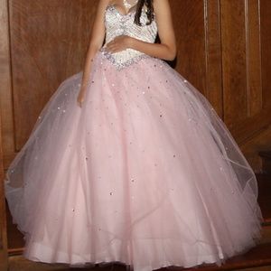 Pink Quinceanera Dress, Women's Size 8